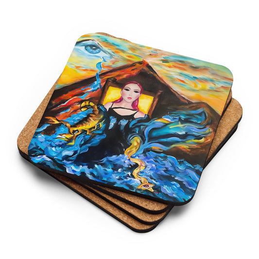 SURREAL - Posavasos de corcho